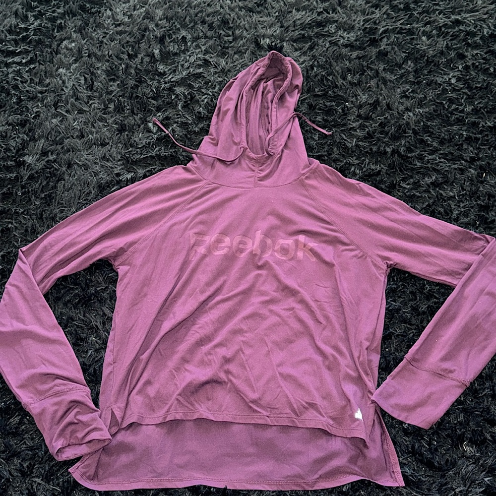 Purple Reebok Workout Hoodie